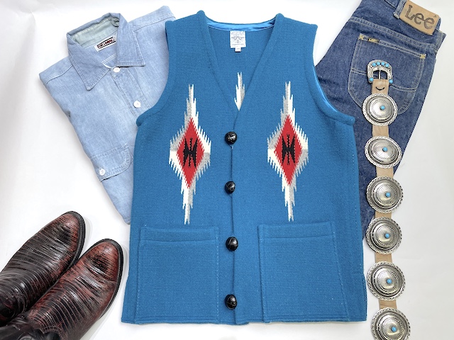 限定生産サイズ】Ortega's オルテガ 手織りチマヨベスト 83SQ-3431